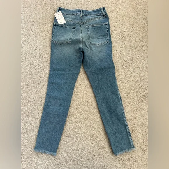 Free People We The Free Sierra Jeans Size 30 Raw Hem New NWT - Picture 2 of 5